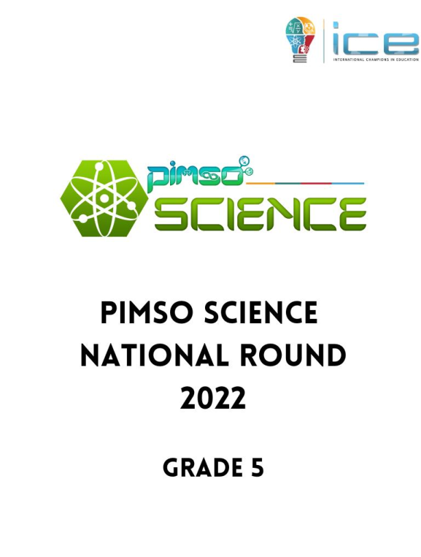 PIMSO SCIENCE NATIONAL ROUND 2022 Grade 5 – SMO Education Group